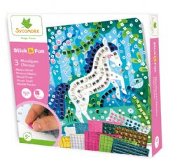 STICK'N FUN - PETIT MODÈLE 3 MOSAÏQUES - CHEVAUX